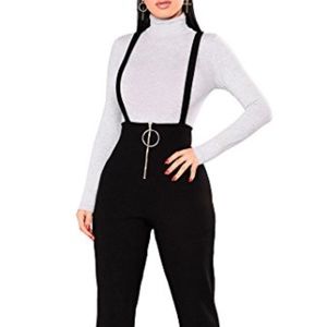 Flare Suspender Pants w/ Silver O-Ring-S